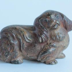 Bronze viennois miniature Chien Pékinois