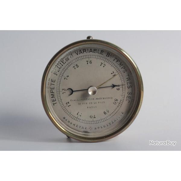 Ancien Baromtre Holostrique Lafontaine Paris PHBN