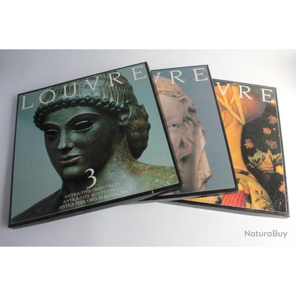 Lot Vinyle Video disque 33T Louvre n�1, 2, 3 + livrets 1989