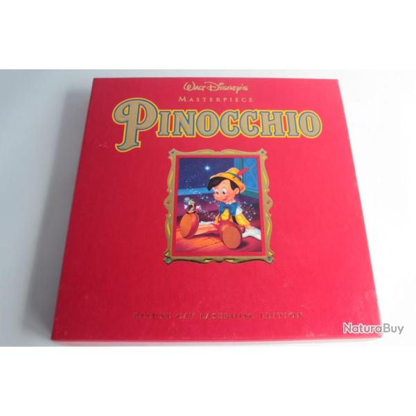 Vinyle 33T Masterpiece Pinocchio Walt Disney deluxe �dition + CD+ livret