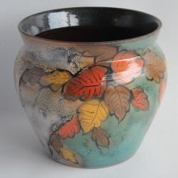 Cache pot céramique Automne GOUDA Hollande