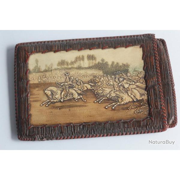 �tui cuir et cellulo�d Course de Chevaux A. Cousin