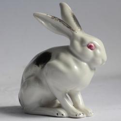 Lapin porcelaine Giessl & Czeika Wien Autriche
