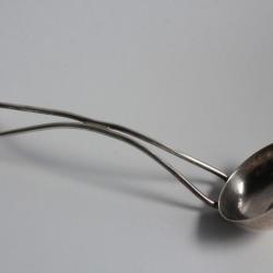 CARTIER Cuillère louche à sauce argent Curved Handle serving spoon ladle