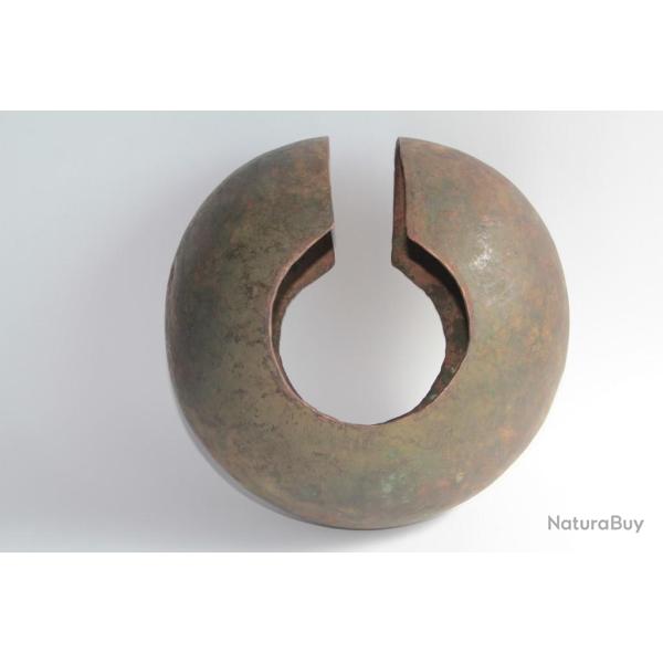 Bracelet Monnaie cuivre Mbole Jonga Congo Afrique Currency Anklet