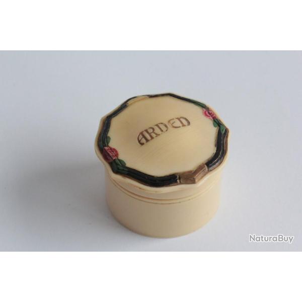 Boite � poudre Elizabeth Arden cellulo�d vintage
