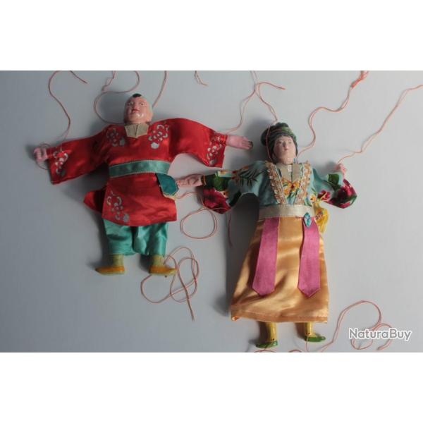 Anciennes Marionnettes � fils Asie