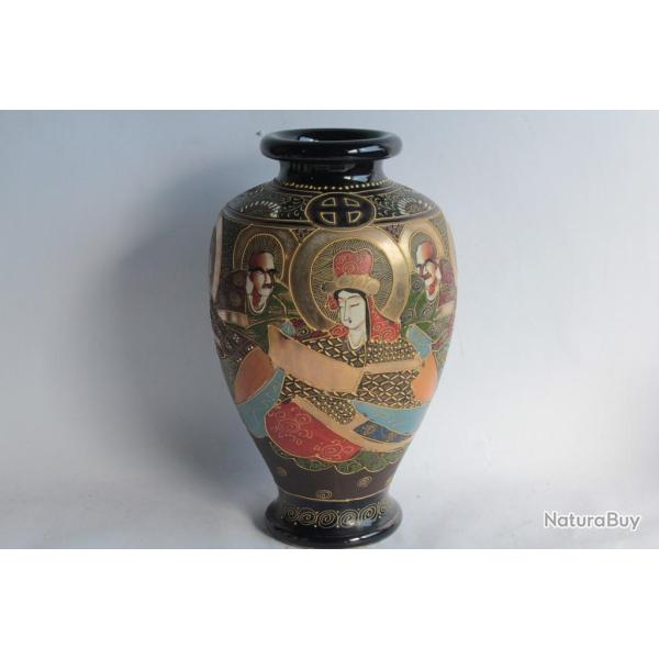 Grand vase Satsuma Japon