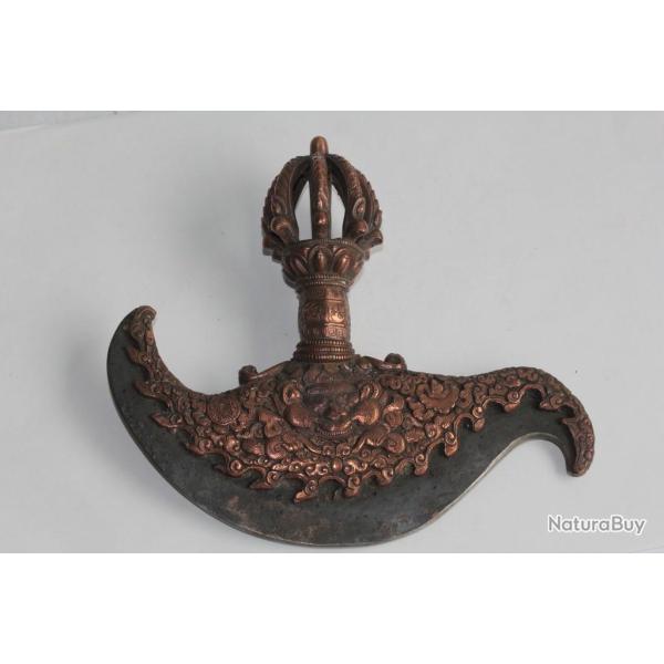 Couperet de rituel bouddhiste Kartika N�pal