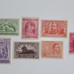 Timbres Nouvelle Z&eacute;lande s&eacute;rie anniversaire de la victoire 1919 neuf