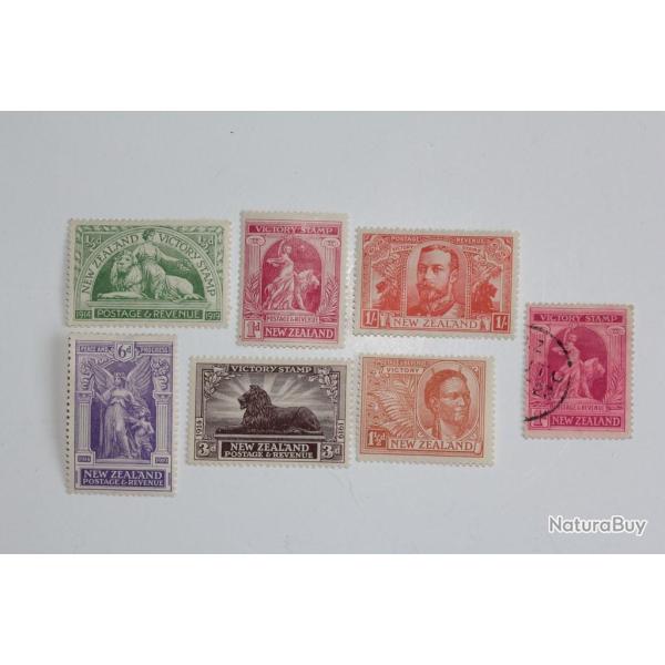 Timbres Nouvelle Z�lande s�rie anniversaire de la victoire 1919 neuf