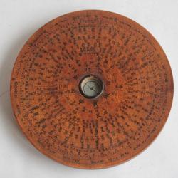 Ancienne Boussole g&eacute;omantique Luopan Chine Feng Shui