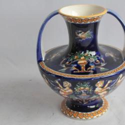 Vase fa&iuml;ence GIEN Renaissance