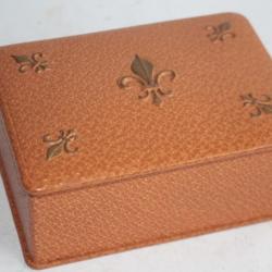 Boite &agrave; bijoux Fleur de lys