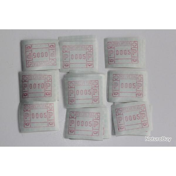 Lot 40 Timbres Suisse d'automate 1980 neuf pour vari�t�