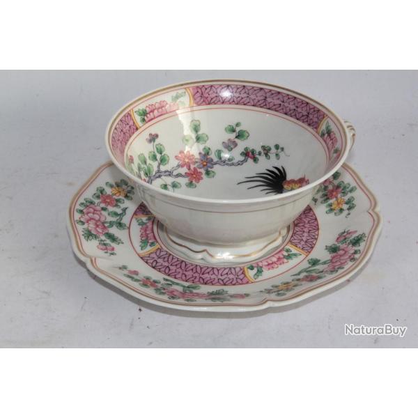 Tasse � chocolat porcelaine Ancienne fabrique royale Limoges