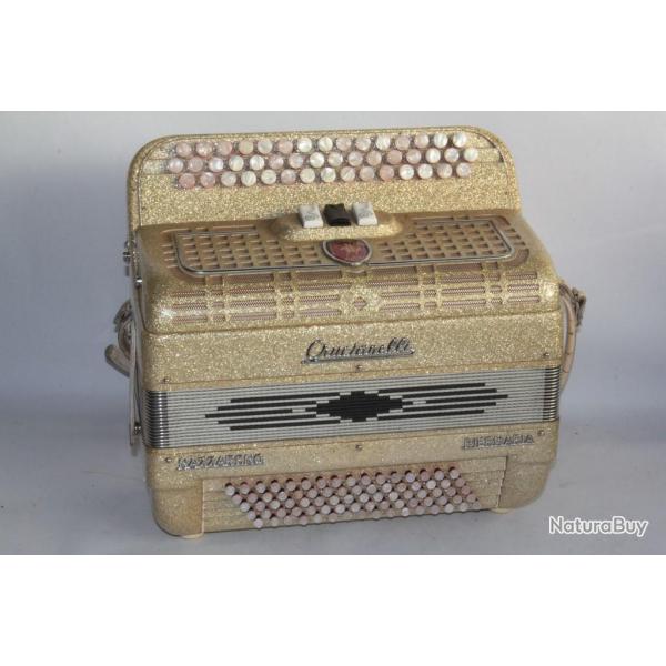 Accord�on chromatique Crucianelli Nazzareno Piermaria 80 basses