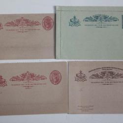 Lot entier postale colonie anglaise Australie Queensland 1890-1900