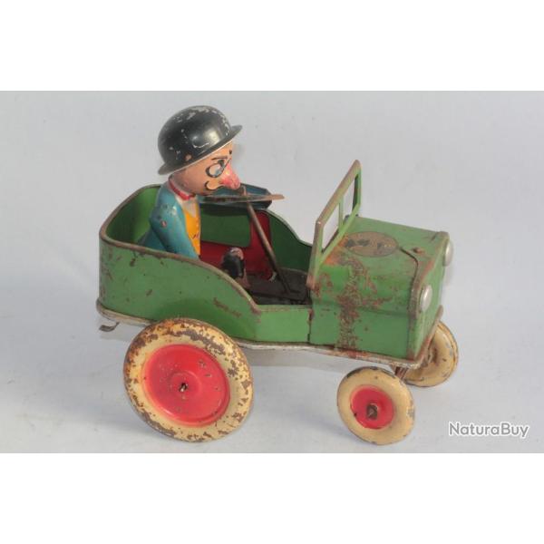 Jouet JRD Voiture m�canique Jeep Anatole Dubout