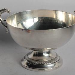 Grande coupe m&eacute;tal argent&eacute;