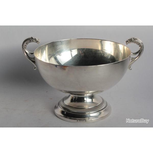 Grande coupe m�tal argent�