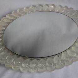 SCHNEIDER Miroir rond Lucite Design vintage
