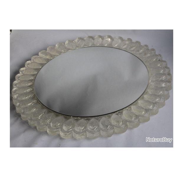 SCHNEIDER Miroir rond Lucite Design vintage