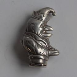 Boite a feu boite d'allumettes pyrog&egrave;ne argent Arlequin