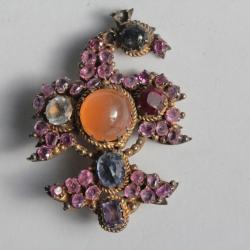 Ancienne broche argent Aigle Autriche Hongrie