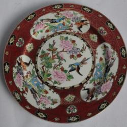 Assiette porcelaine Macao Chine