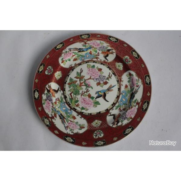 Assiette porcelaine Macao Chine