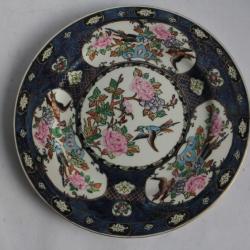 Assiette porcelaine Macao Chine