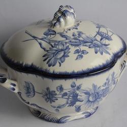 Soupière Terre de fer Service Tournesols Creil Montereau