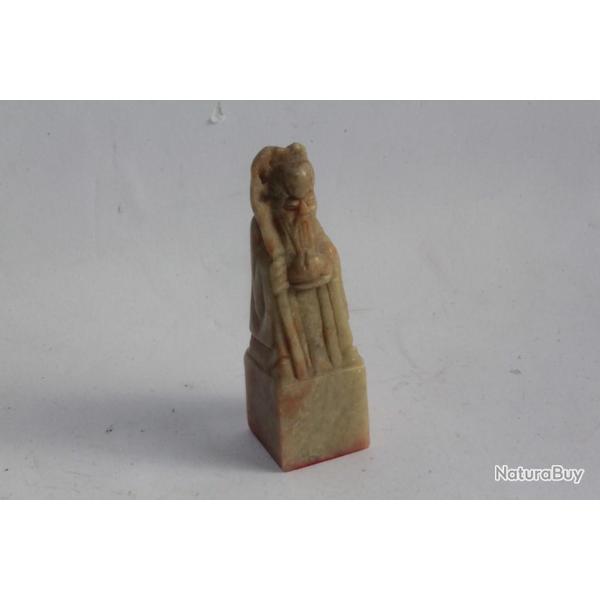 Ancien Sceau Cachet Sage Chine