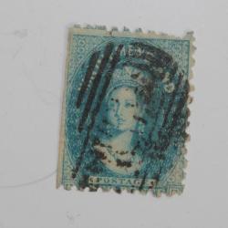 Timbre Colonie anglaise Tasmanie Victoria four pence 1864-1870