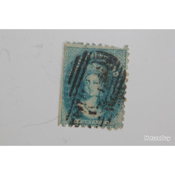 Timbre Colonie anglaise Tasmanie Victoria four pence 1864-1870