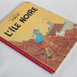 BD TINTIN L'île noire B9 1954