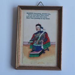 Peinture miniature sur papier de riz Chinois