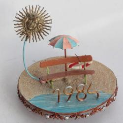 Automate Carte de voeux 1984 J.P. HARTMANN Boite à musique