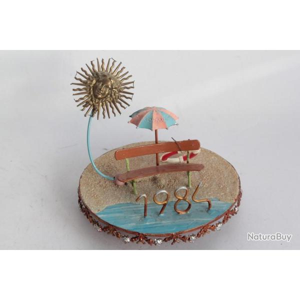 Automate Carte de voeux 1984 J.P. HARTMANN Boite � musique