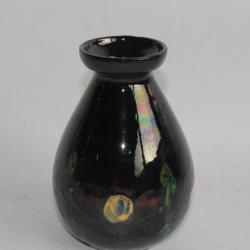 Vase terre vernissée René NICOLE Poterie Savoyarde