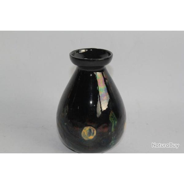 Vase terre verniss�e Ren� NICOLE Poterie Savoyarde