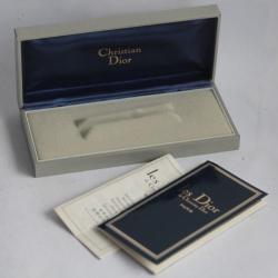 CHRISTIAN DIOR Écrin pour stylo + garantie