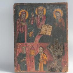Ancienne icône Orthodoxe Déisis