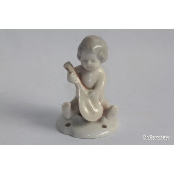 GOEBEL Demi figurine porcelaine Putti musicien