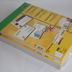 Rame papier pour 1200 Cartes de visite 3C 85x55 sigel