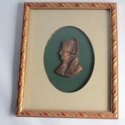 Bronze profil Napoléon David d'Angers