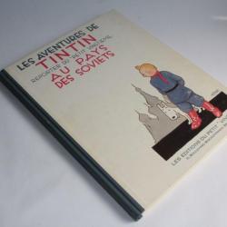 BD Les aventures de Tintin au pays des Soviets Hergé EO 1981 Fac similé