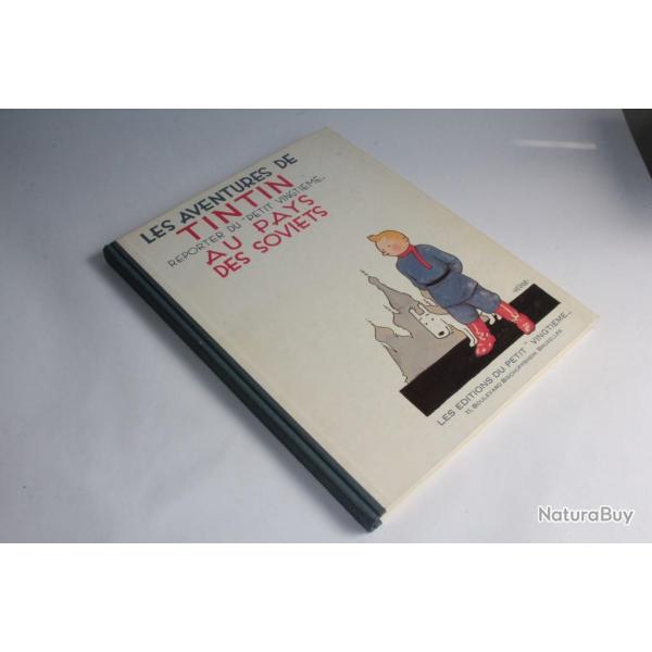 BD Les aventures de Tintin au pays des Soviets Herg� EO 1981 Fac simil�