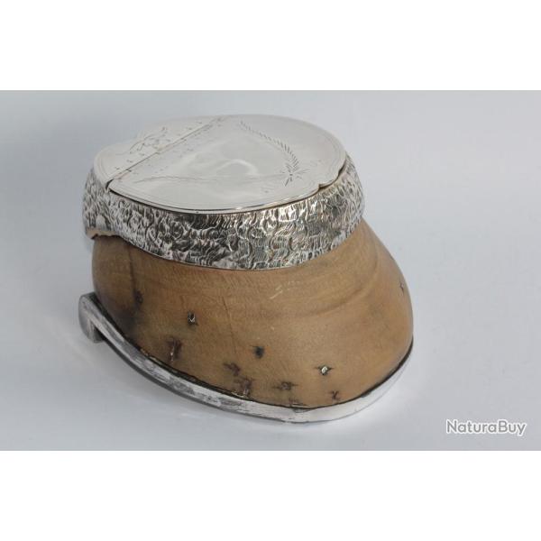 Encrier Sabot de cheval argent